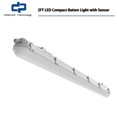 COMLED 2FT 18W LED Compact Batten Light with Sensor