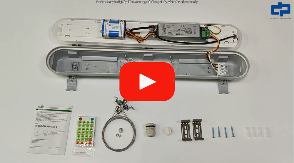 Compact Batten Light Open Box Video