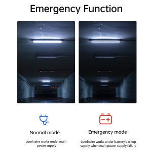 LED Waterproof Fixtures Emergency Function Emergency Function
