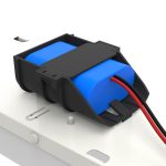 LED batten fixtue Special housing for battery, quick maintenance