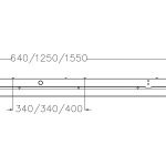 LED batten fixture Size Dimension(unit mm) N series