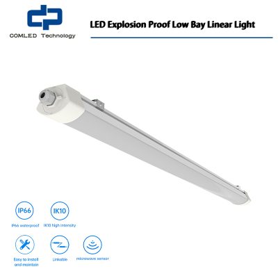 LED Explosion Proof Low Bay Linear Light 18 Watt 2FT Linear Light Fixture, Industrial Linear LED Luminaire