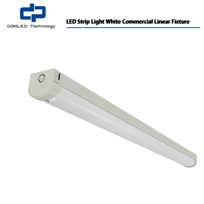 LED Strip Light White Commercial Linear Lighting Fixtures, wraparound light fixtures
