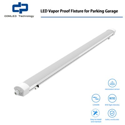 LED Vapor Proof Fixture for Parking Garage