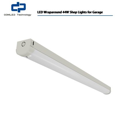 LED Wraparound Light Fixture 44W Ultra Slim LED Shop Lights for Garage, No Glare