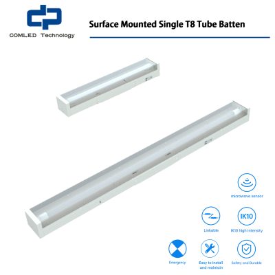 Surface Mounted Single T8 Tube Batten