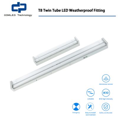T8 Twin Tube LED Weatherproof Fitting