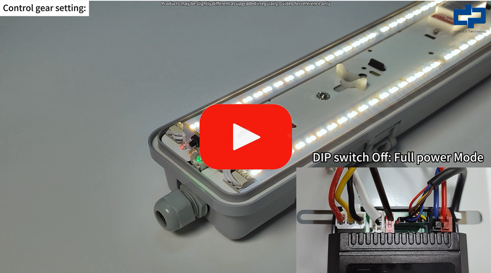 Waterproof LED Batten Operation Video